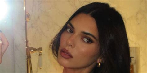 Kendall Jenner Poses Topless in Series of Mirror Selfies